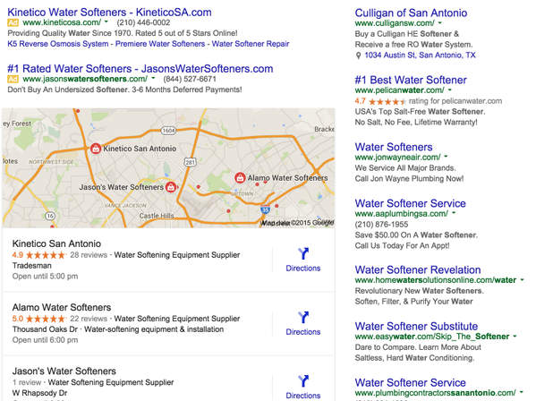 Google testet neues Layout für die lokale Desktop-Suche