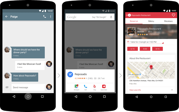 Google Now: Now on tap