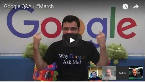 Google Q&A March 2016