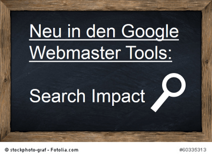 Google Search Impact Webmaster Tools