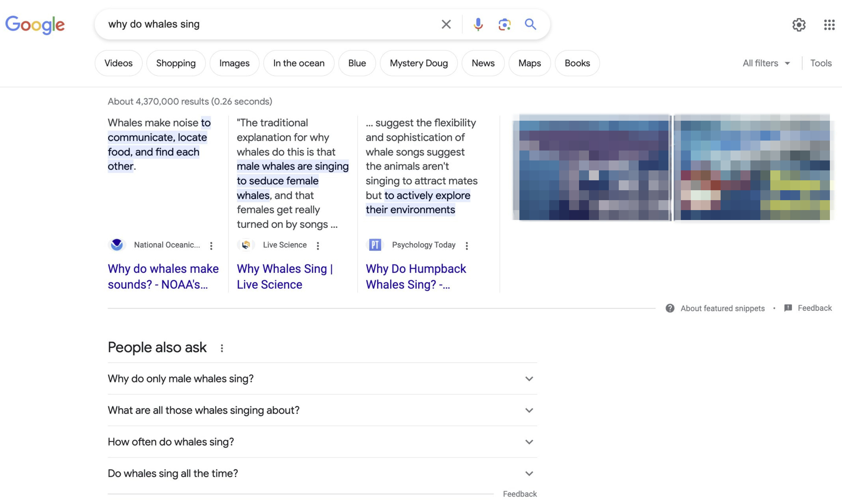 Google Triple Featured Snippet Test