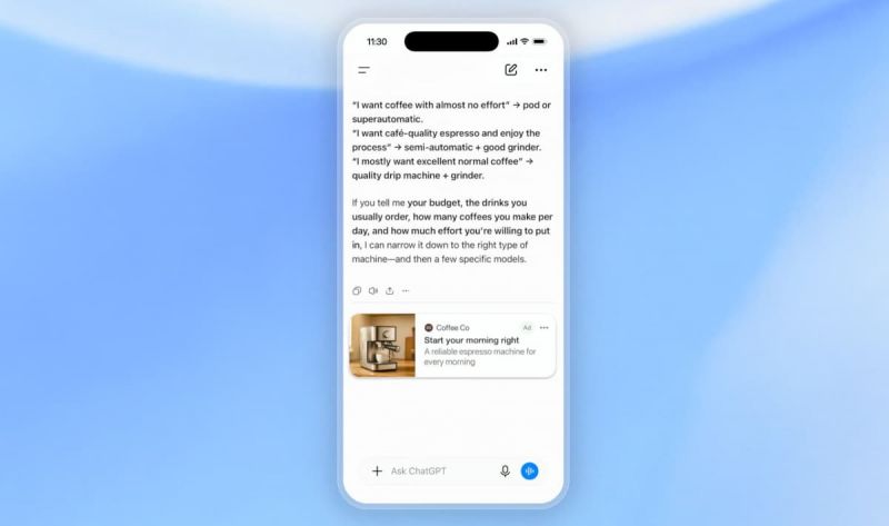ChatGPT Ads