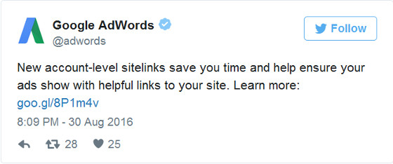 AdWords Twitter