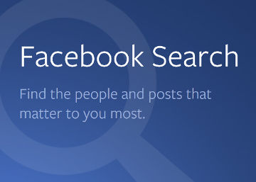 Facebook-Suche