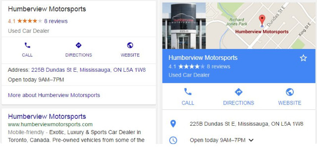 Google: abgespeckte vs. normale Local Box in der mobilen Suche