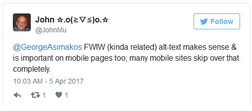 Johannes Müller: Alt-Attribut auch für mobile Seiten einbinden