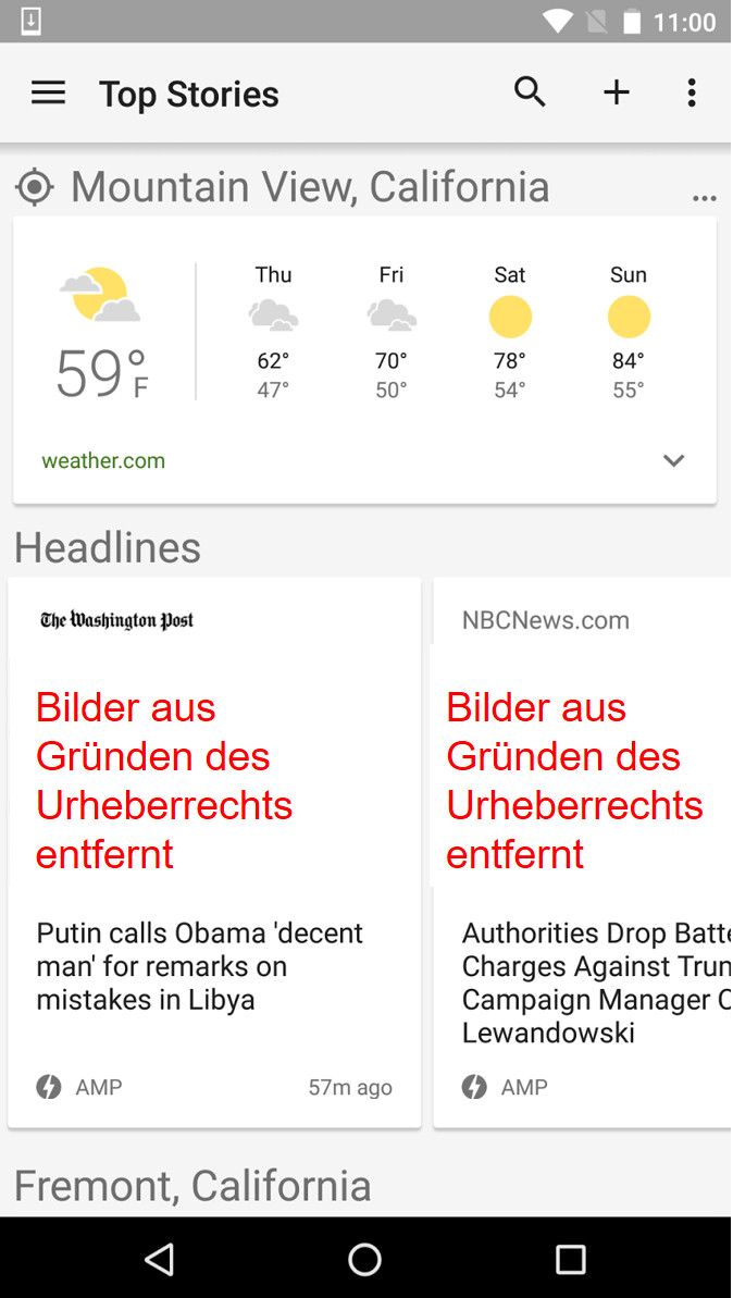 Google News jetzt mit AMP-Treffern
