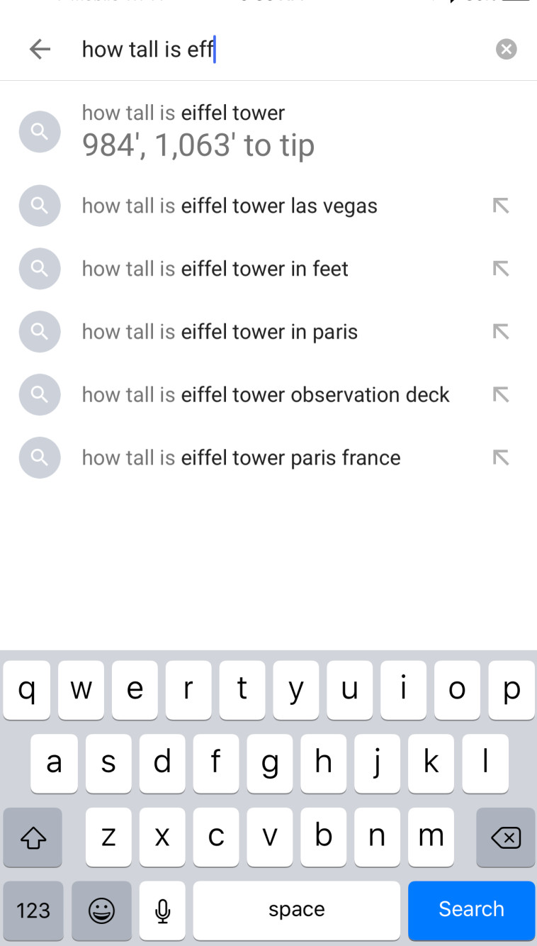 Google-App: Instant Answers