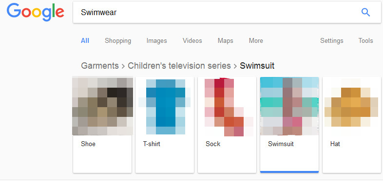 Google: Breadcrumb-Navigation bei Kategoriefilter für organische Suchergebnisse
