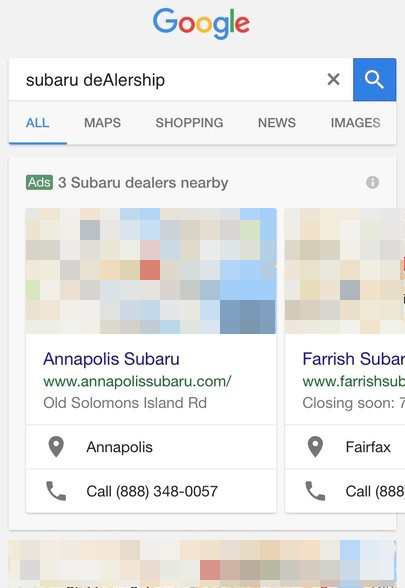 Google: lokale Anzeigen im Karussell
