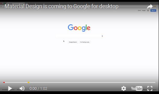 Material Design Google Video