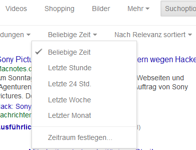 Google News: noch kein Archiv in der deutschen Version