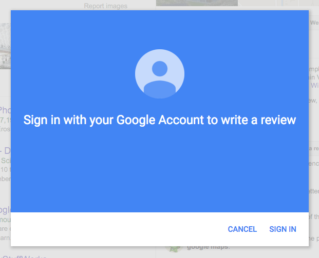 Google: neues Lgoin für Reviews