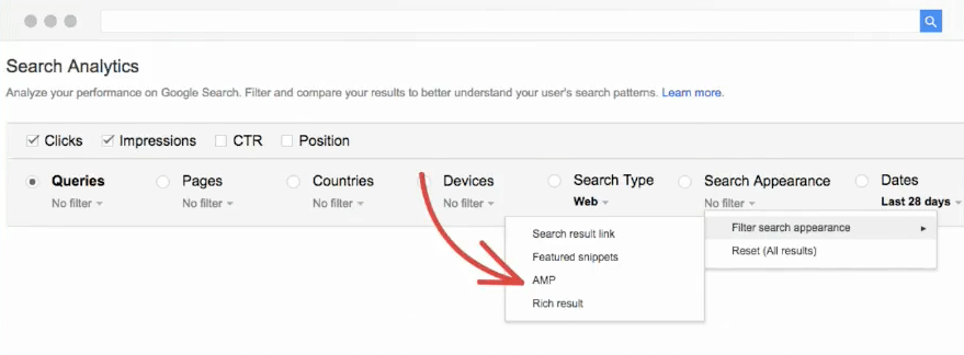 Google Search Console: Filter für Featured Snippets und Rich Results