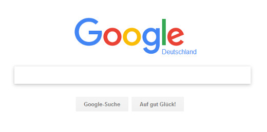 Google-Suchebox mit neuem Layout