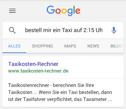 Google: "Viertel drei"