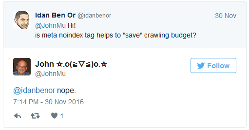 Johannes Müller: Crawl-Budget und noindex