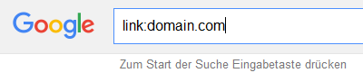 Google: Link-Operator