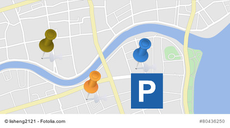 Maps-Suche: Parkplatz