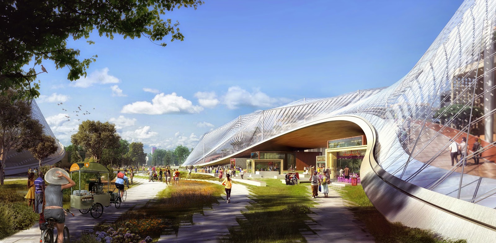 So könnte der neue Google-Campus in Moutain View aussehen