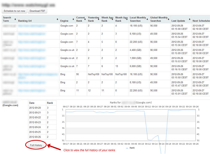 Rank Checker Ace - Report