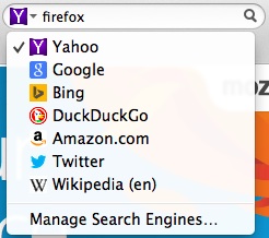 Neue Suche-Optionen im Firefox