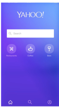Yahoo Search App für iOS