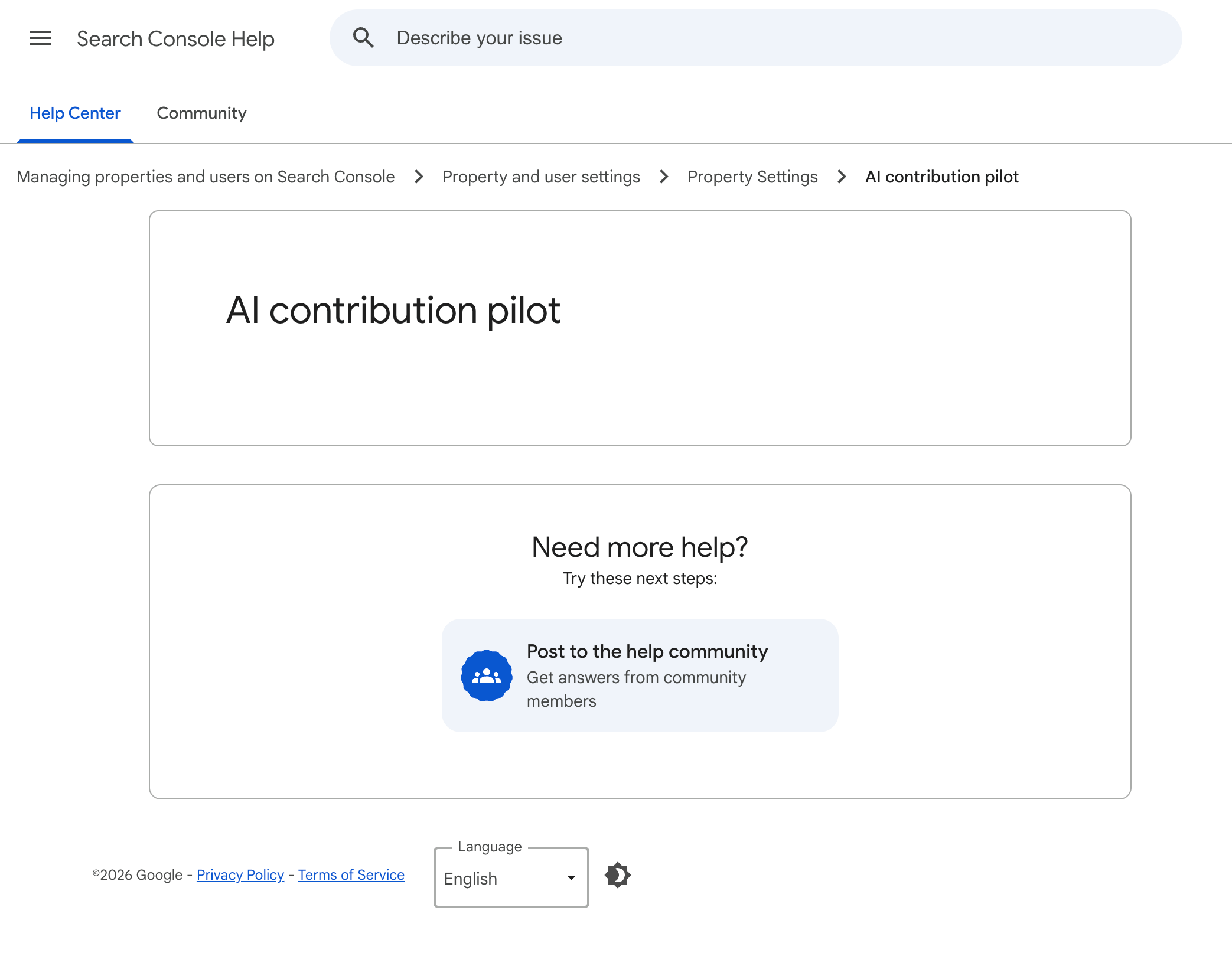 Google AI Contribution Report