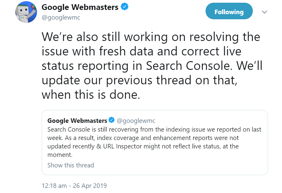 Google arbeitet weiter an Datenproblem