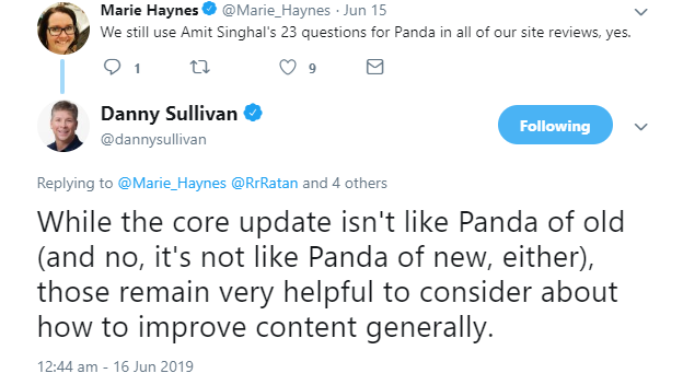 Google: Core-Update ist nicht wie Panda