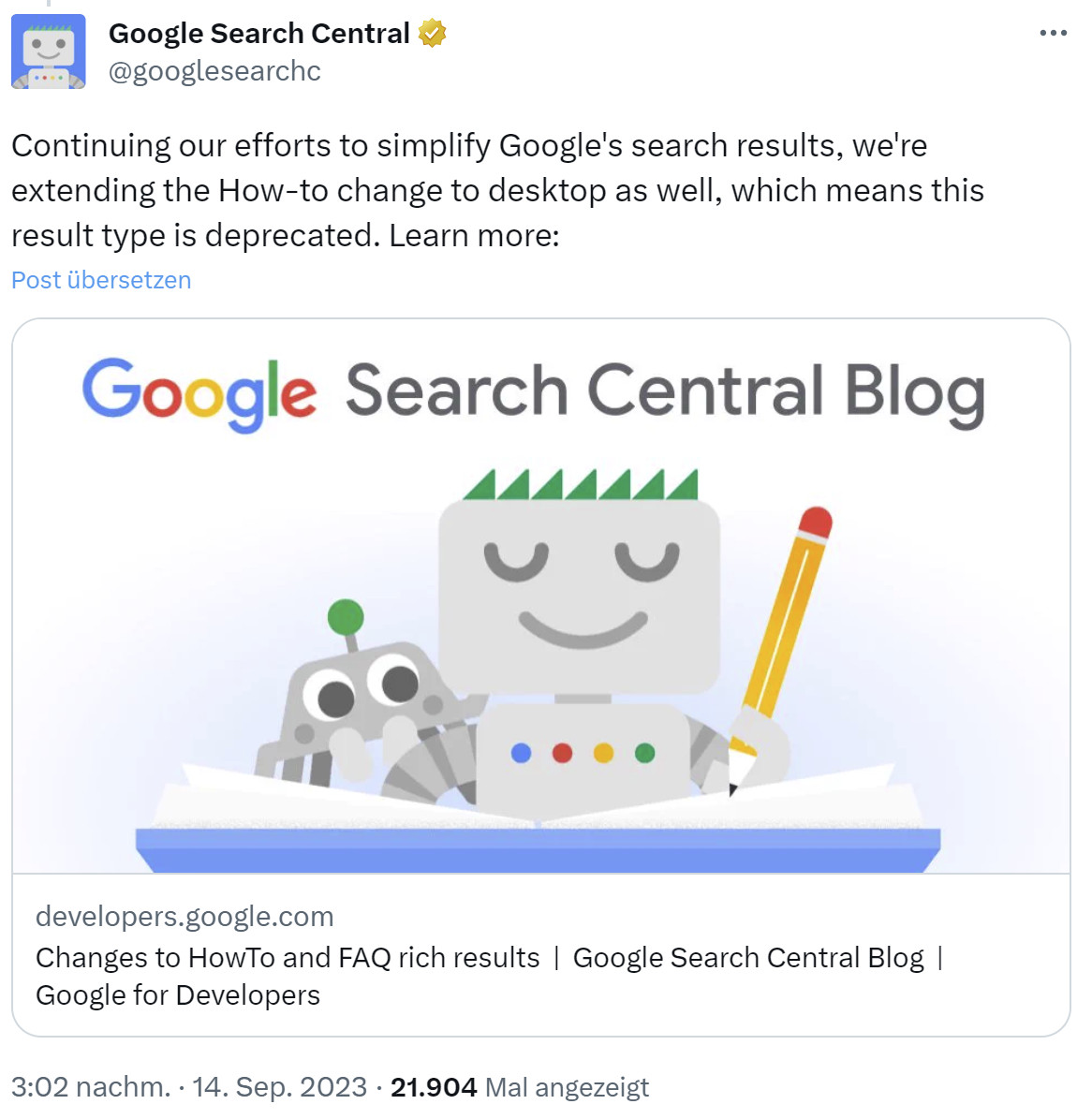 Google: HowTo Rich Results verschwinden auch aus der Desktop-Suche