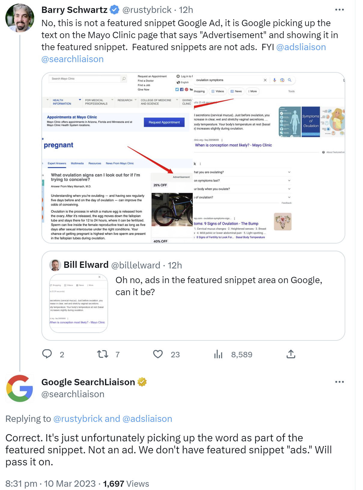 Google: keine Werbung in Featured Snippets