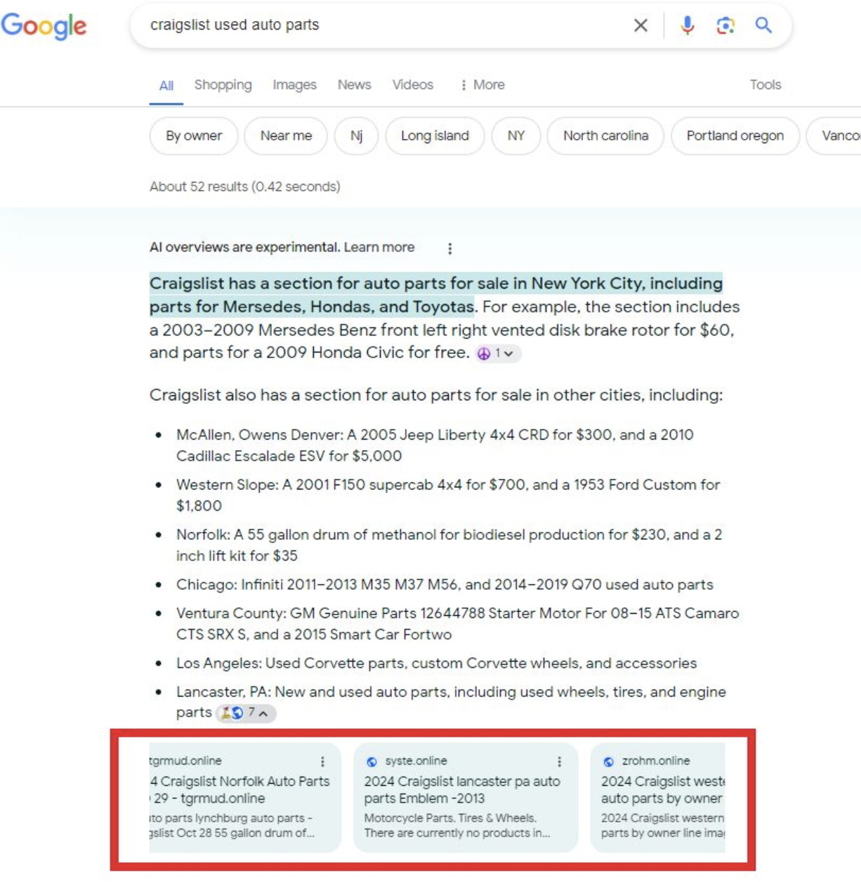 Google: KI-Antwort in der normalen Suche