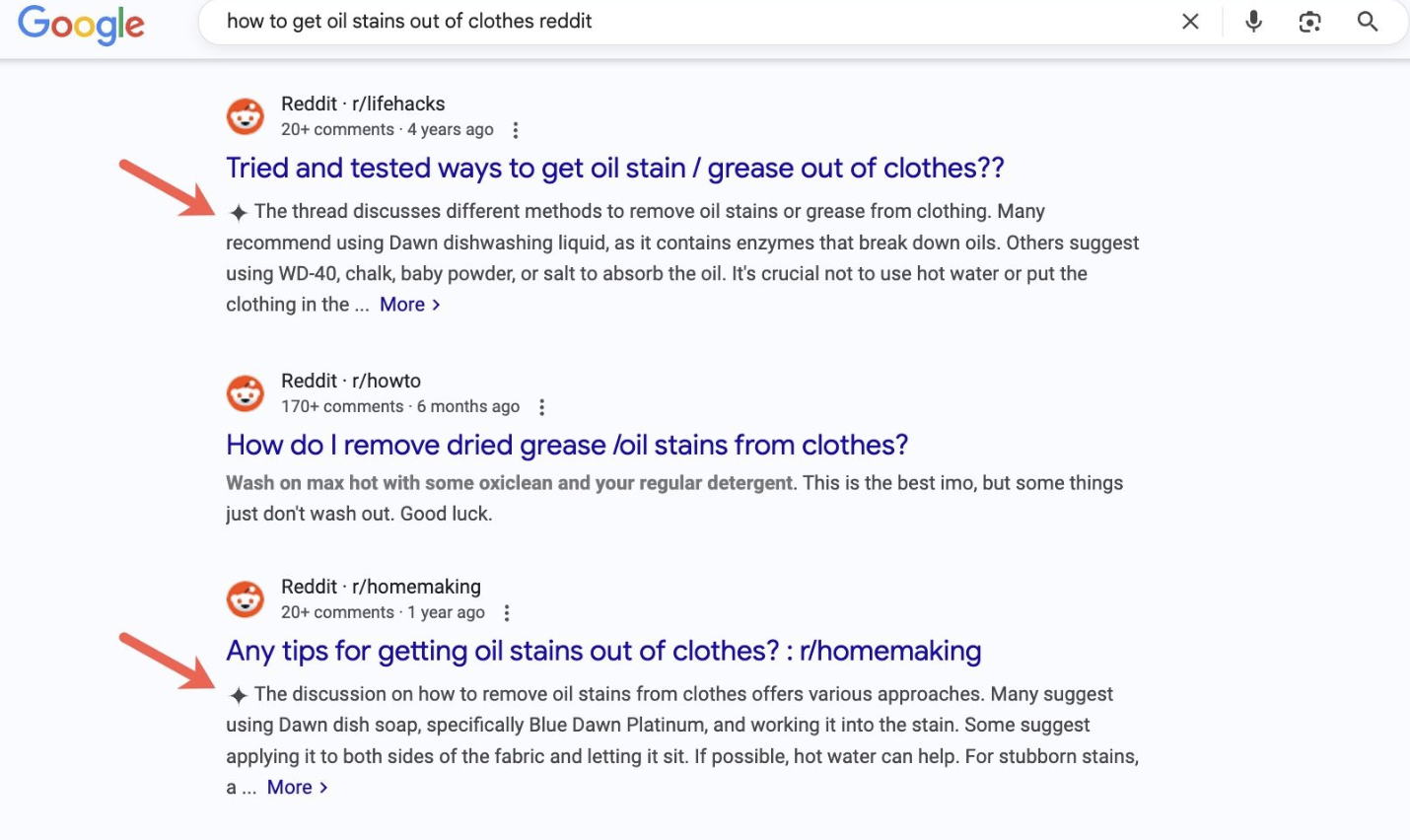 Google: KI-generierte Descriptions