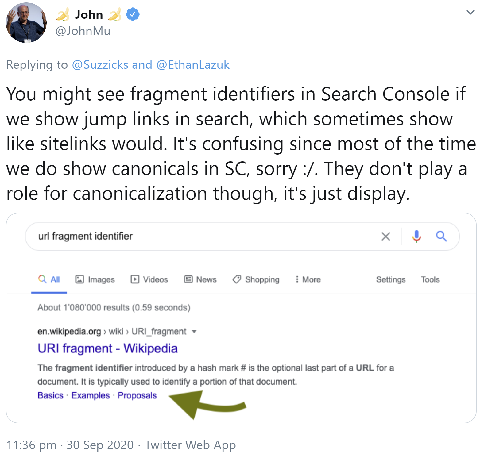 Google: Links to Text können in Search Console erscheinen