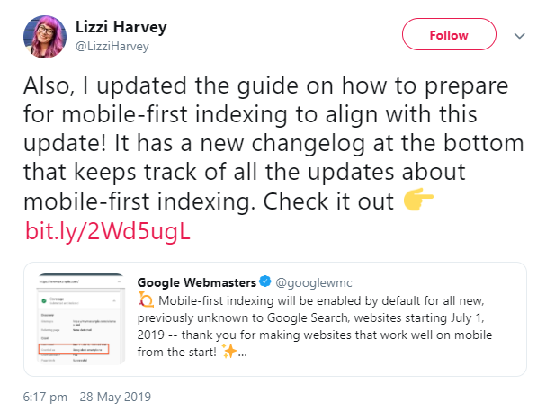 Googles Lizzy Harvey stellt Änderungen an Mobile First-Empfehlungen vor