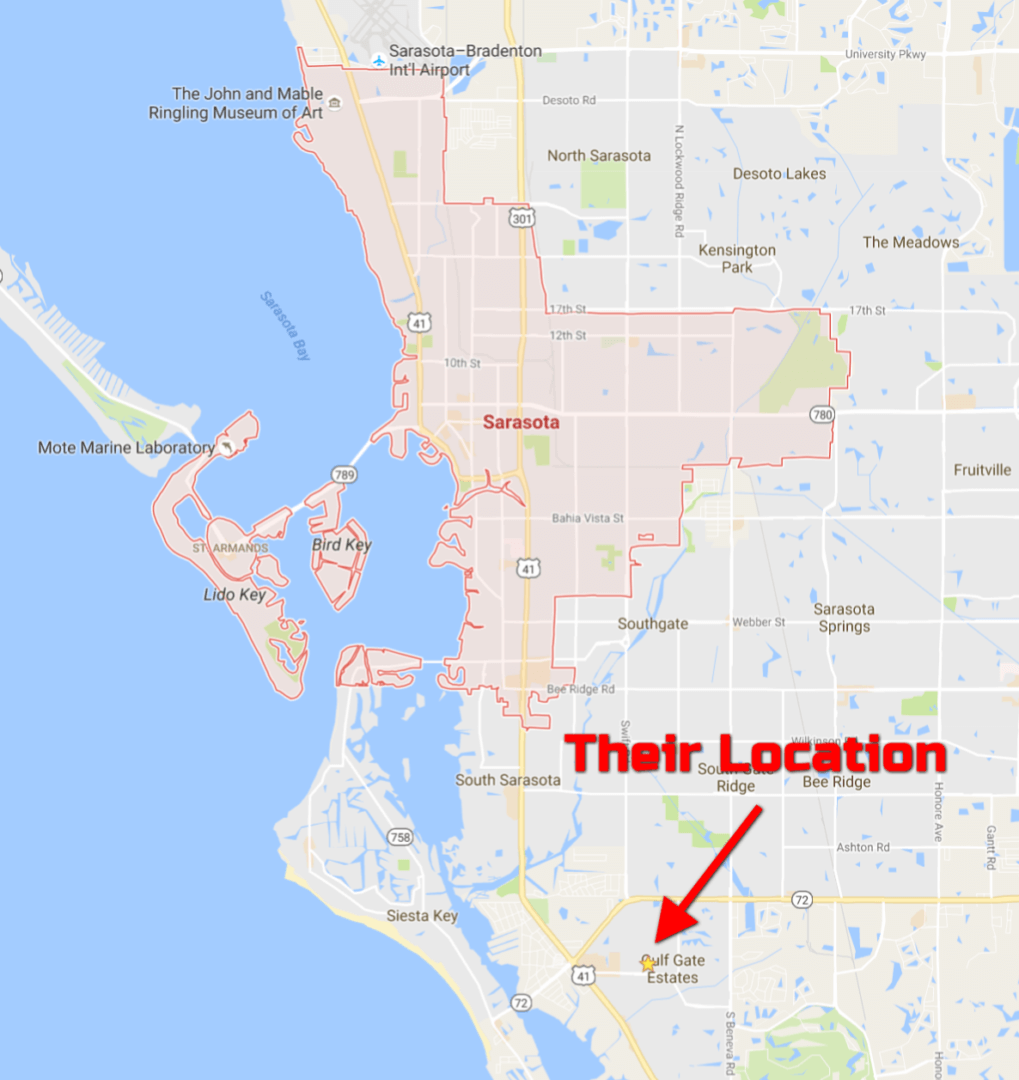 Google Maps: Stadtgrenze