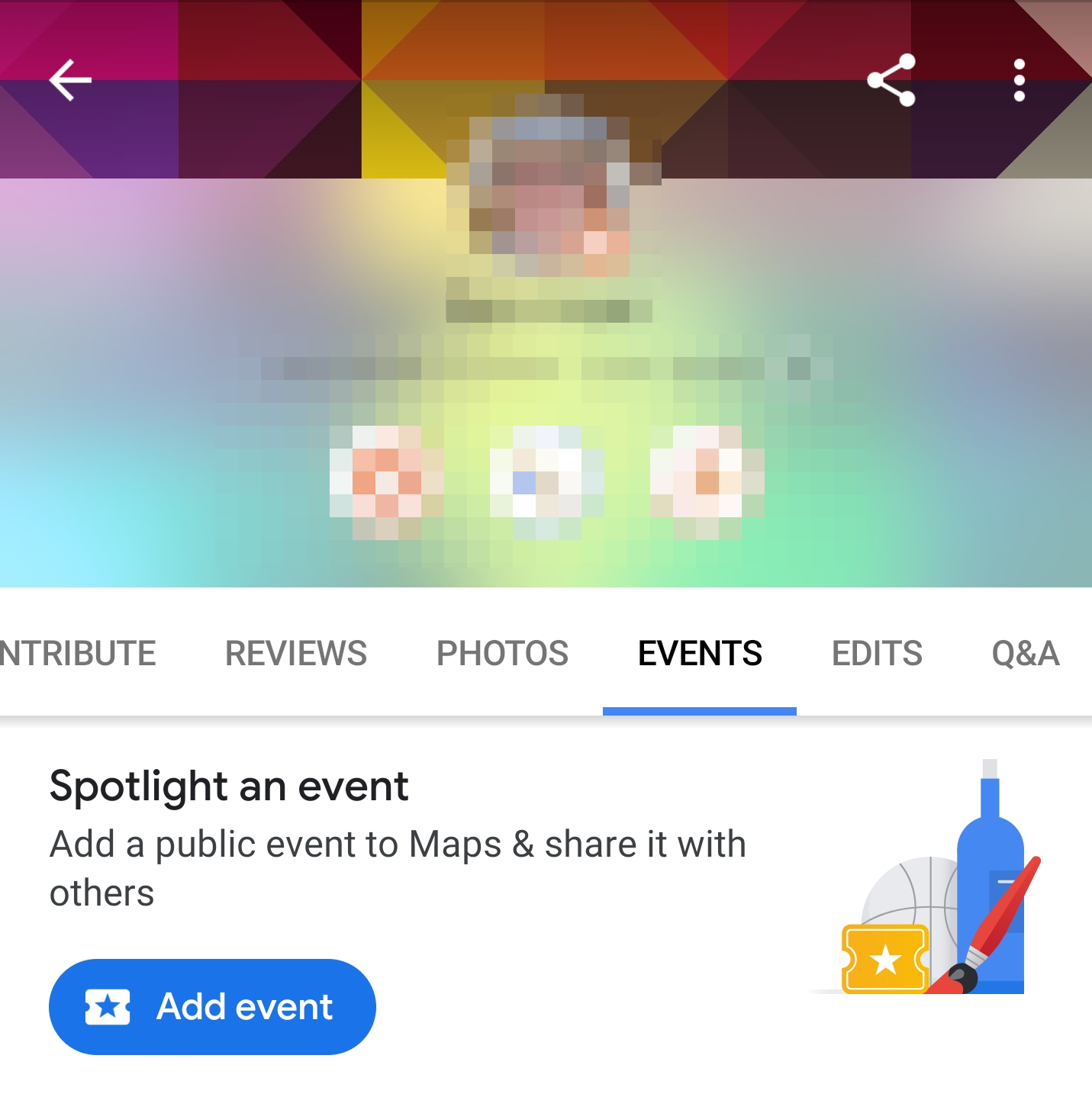 Google Maps: Veranstaltung hinzufügen