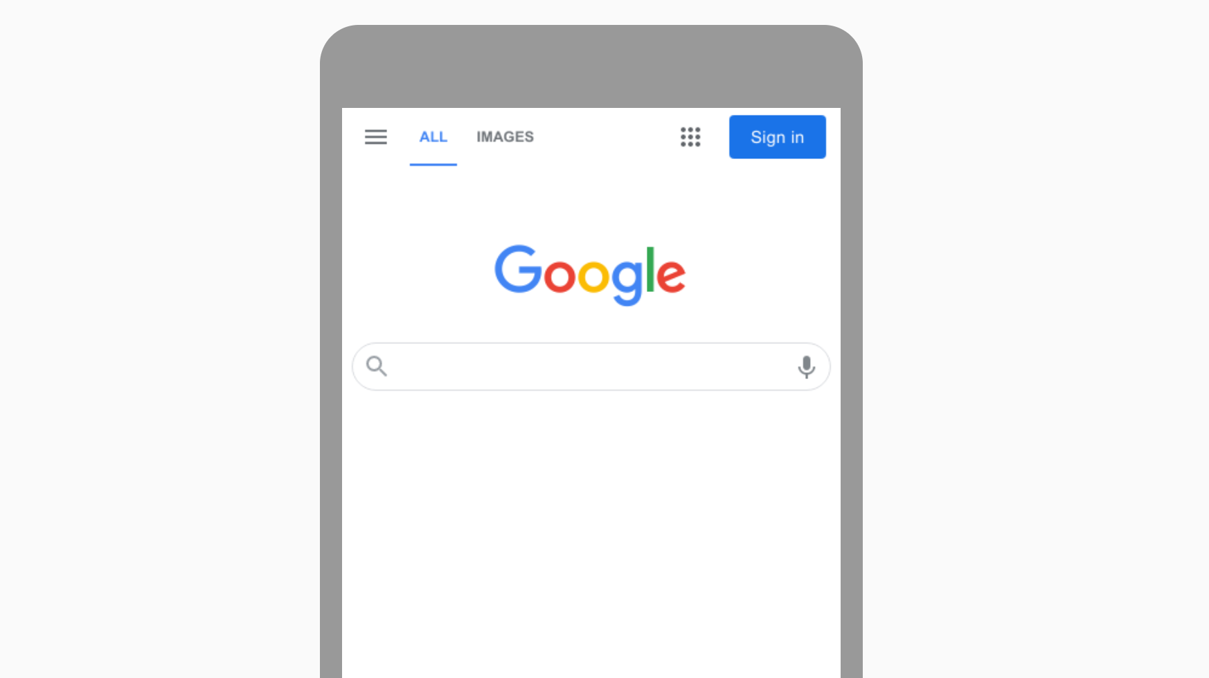 Google Mobile Suche