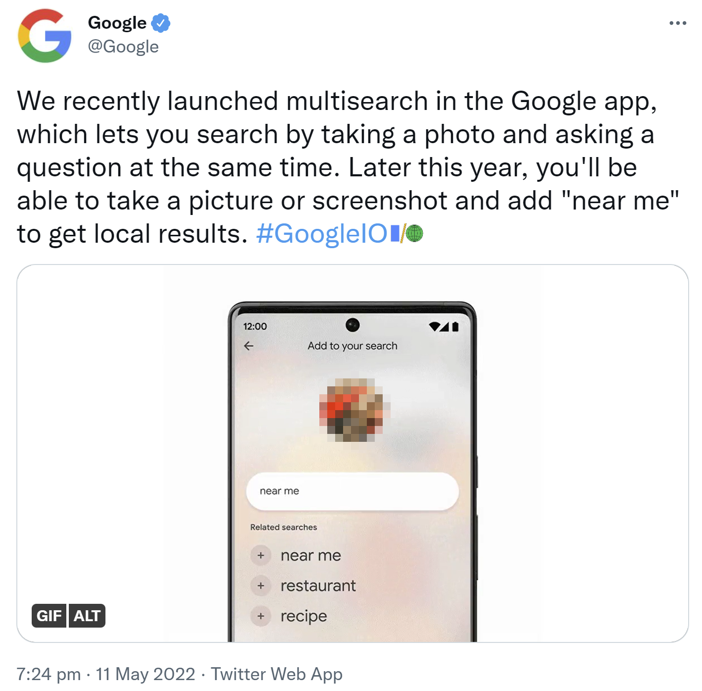Google Multisearch 'near me' für lokale Suchanfragen