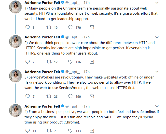 Google nennt vier Gründe, warum man auf HTTPS umstellen sollte