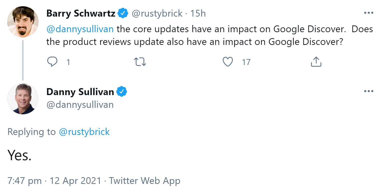 Google Product Reviews-Update wirkt sich auch auf Discover aus