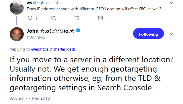 Google: Serverstandort hat normalerweise keinen SEO-Effekt