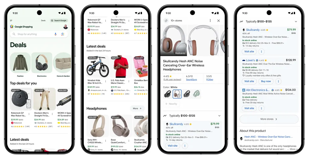 Google Shopping: Deals