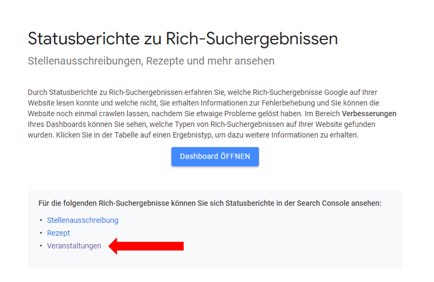 Google: Statusbericht zu Rich-Suchergebnissen