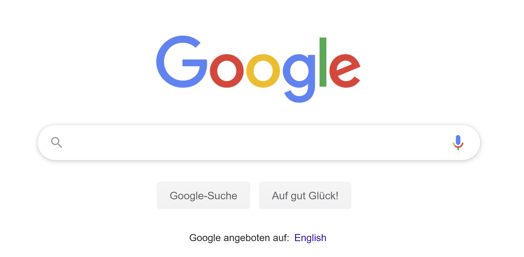 Google Suchefeld