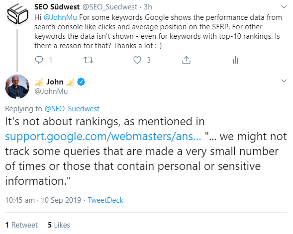 Warum Google nicht immer die Performancedaten aus der Search Console auf den Suchergebnisseiten anzeigt