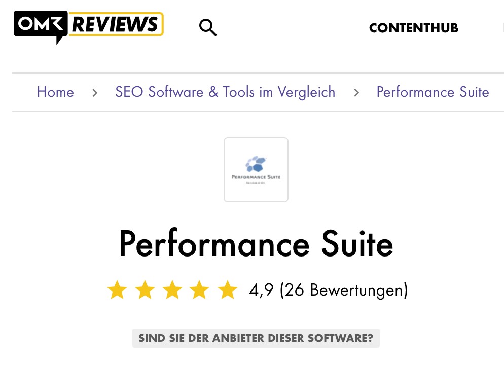 Bewertung OSG Performance Suite 4.0