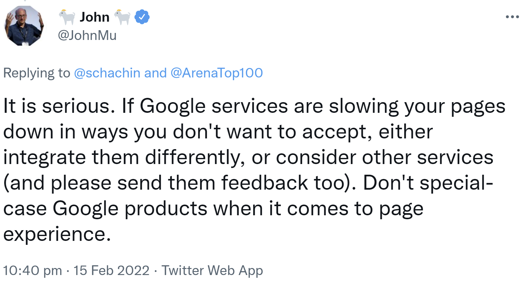 Google: 'Unsere Produkte verdienen keine Sonderbehandlung, wenn es um die Page Experience geht'