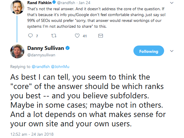 Rand Fishkin und Danny Sullivan: Diskussion darüber, ob Google etwas verschweigt